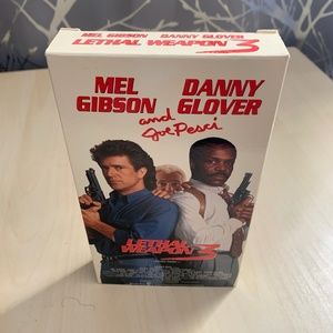 Lethal Weapon 3 VHS Tape Mel Gibson, Danny Glover